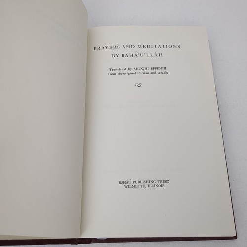 Cleaning From The Writings & Prayers And Meditations By Baha'u'llah Hardcover - Picture 8 of 15