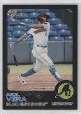 2022 Topps Heritage Minor League Edition Black Border 3/50 Arol Vera #49 3d5