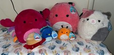 Squishmallows Mixed Lot Stuffed Animals with Tags Assorted Characters