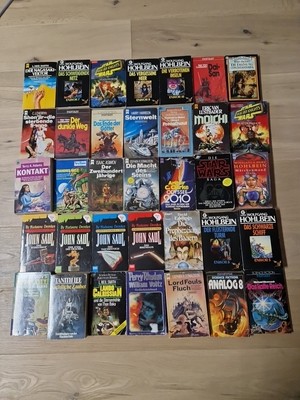 35 Stück Science Fiction Taschenbücher Konvolut 80/90er Jahre Utopia