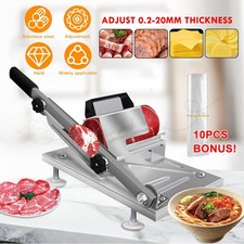 Commercial Meat Slicer Frozen Cutter Mutton Beef Roll Steel Slicing Machine Tool