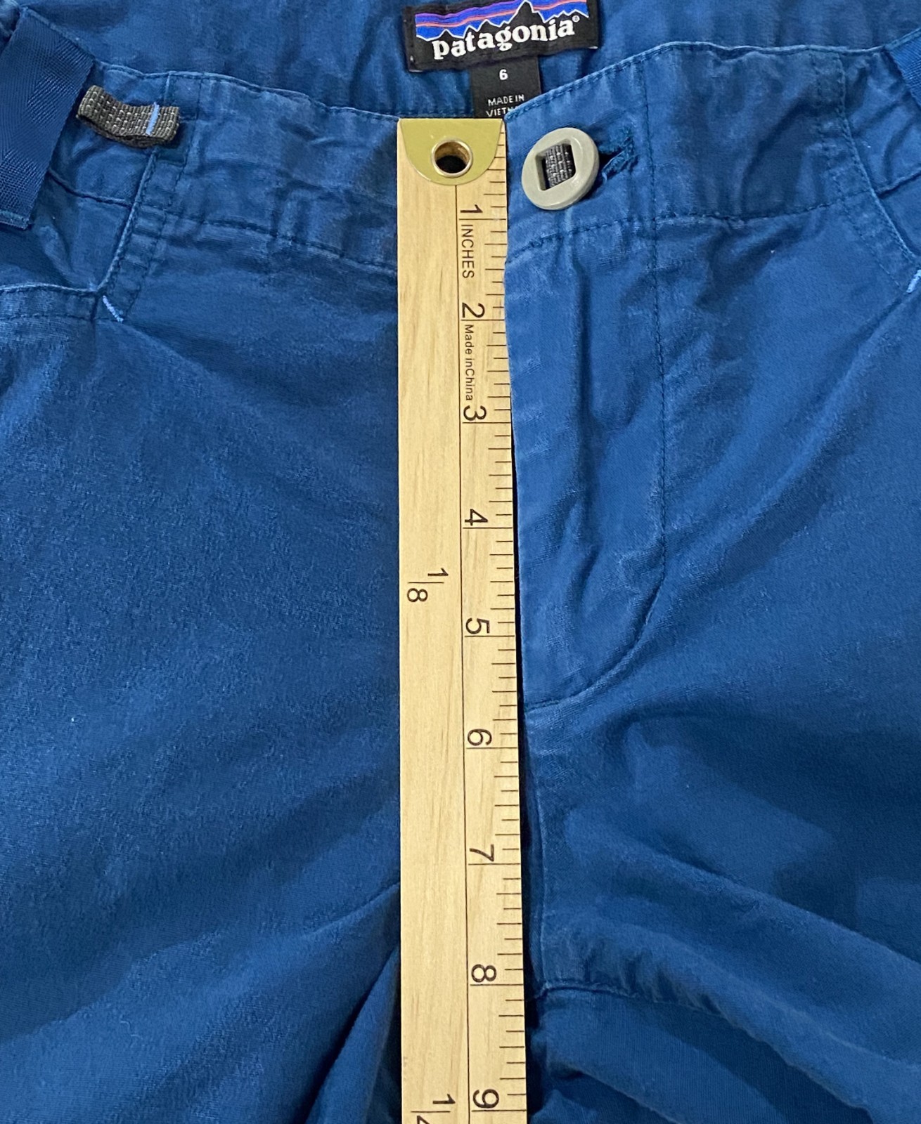 PATAGONIA Venga Rock Pants Sz=6 Turquoise & Blue Climbing Hiking 2 Pair Sz=31x31 thumbnail 19