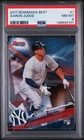 2017 Bowman's Best - Aaron Judge #1 Rookie (RC) Yankees PSA 8