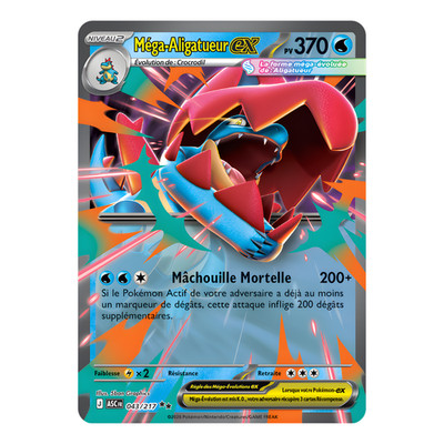 Mega-Aligator EX 043/217   Pokemon Karte ME2.5 Transzendente Helden ME02.5