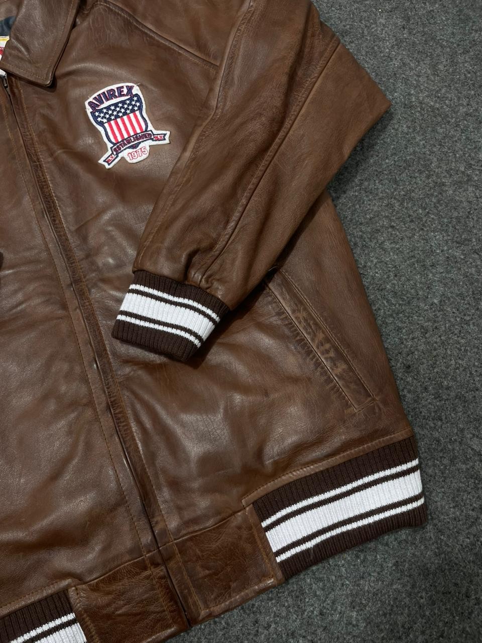 AVIREX LIMITED EDITION OMBRE ICON JACKET VINTAGE BROWN image 7