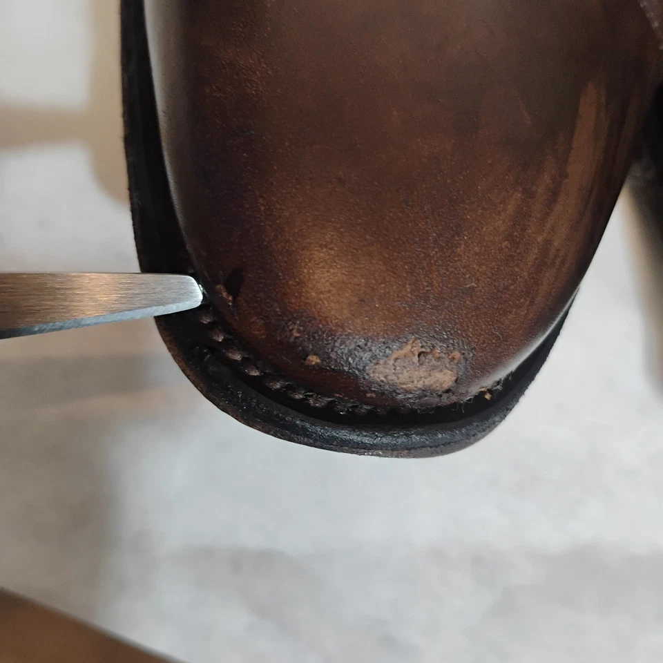 JOHN LOBB City II Leather Captoe Shoes UK 10.5E FAIR READ - Image 3 of 4