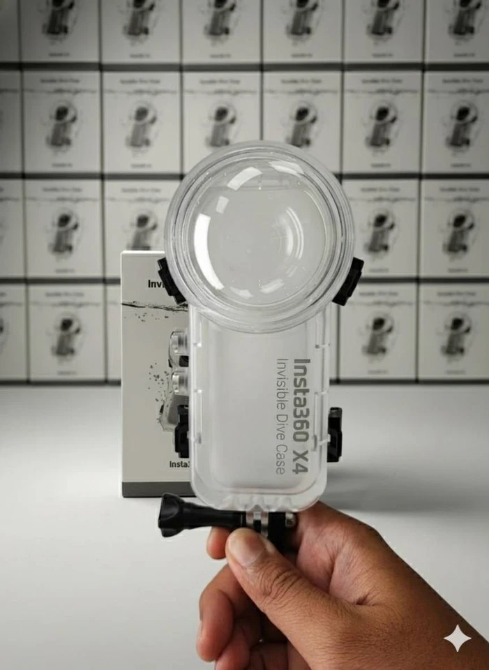 Estuche de Buceo Invisible Insta360 X4 Auténtico Impermeable 50m Carcasa de Cámara de Acción Foto 3 de 4