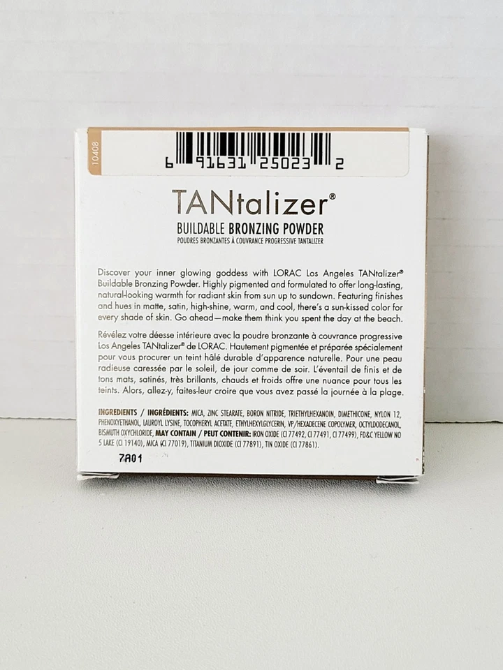 LORAC TANTALIZER BUILDABLE BRONZING POWDER POOL PARTY FULL SIZE .29 OZ NIB - Image 4 of 4