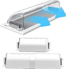 Wea Hea 2 Pack Magnetic Air Vent Deflector, 9"-15.5" Adjustable Vent Cover with