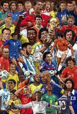Poster Studio B - Legends of Soccer Football Stars 24x36" NEW R85817