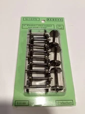 ReBoxx-3 36" HO Semi-scale wheels sets, 0.970" Axle Length, 12/ Pkg, NMRA RP-25