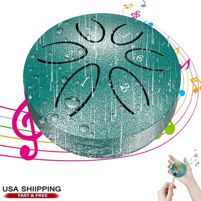 Steel Tongue Drum Rain Chime Rain Drum Instrument For Outside, Drum Handpan-USA