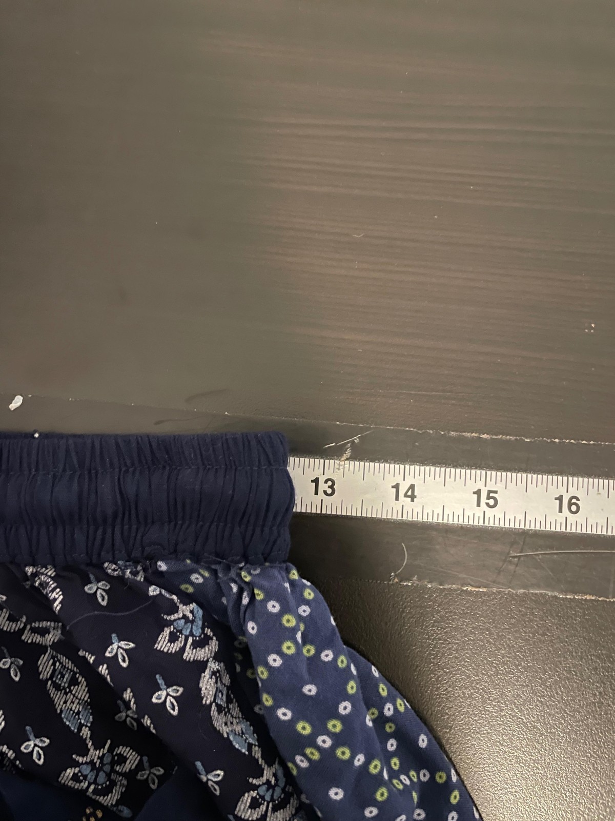 Boho Patchwork Pants Womens Medium Blue Floral Ra… - image 4