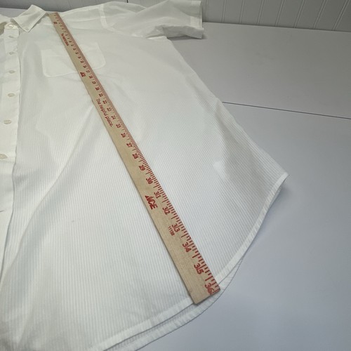 Polo Ralph Lauren Weiß Seersucker Kurzarm Hemd Herren XXLT Preppy Beach Logo - Bild 11 von 11
