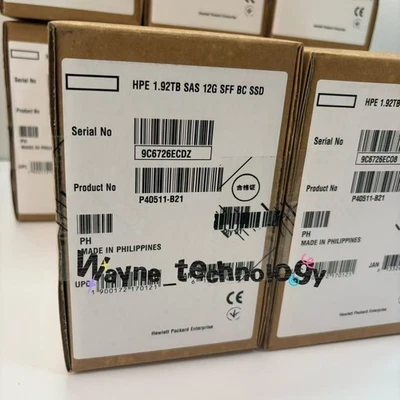 HPE 1.92TB SAS P40511-B21 P41536-001 12Gb 2.5" MIXED GEN10+ GEN11 Server SSD - Image 1 of 4