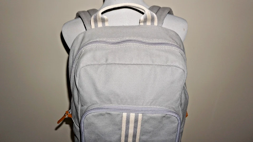 POTTERY BARN COTTON DIAPER BACKPACK WITH CHANGING PAD - Image 2 of 4