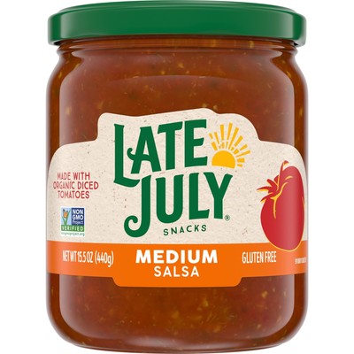 Late July Medium Salsa 15.5 oz (Pack of 12)