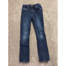 Wrangler 20X Jeans Kids 14 Regular Fit Dark Wash Denim Cowboy Rancher Farm9