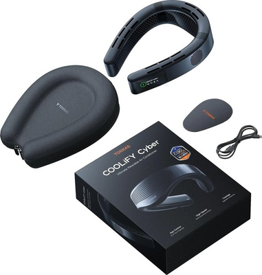 #ad TORRAS COOLiFY Cyber Ultimate Cooling Portable Neck Fan Cooling Heating NEW $149.95