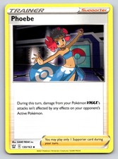 Phoebe 130/163 Battle Styles Uncommon NM Pokemon TCG