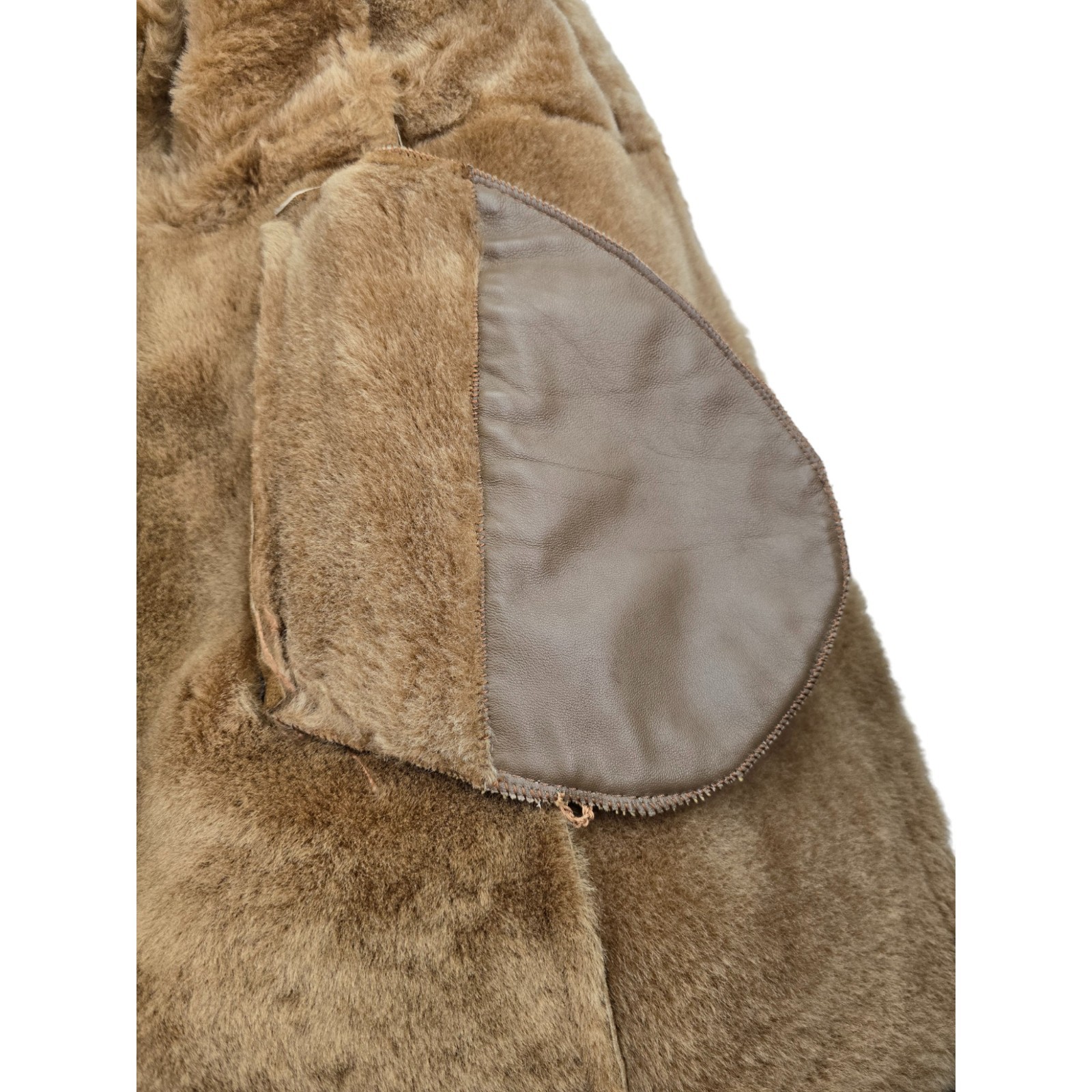 Harlin Women's Shearling Leather Sheepskin Suede Toggle Coat Jacket S / M