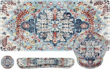 Ergonomic Mouse Pad Set, Boho Desk Mat  Mouse Pad with Wrist Rest  Keyboard...