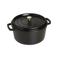 Staub Cocotte Rd 24 Cm Schwarz, BräTer, Gusseisen, Schmortopf, Induktion