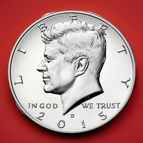 2015-D Clad Gem BU Kennedy Half Dollar Coin From OBR FAST SHIPPING