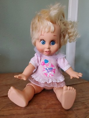 VINTAGE GALOOB BABY FACE DOLL #7 SO INNOCENT CYNTHIA TEETH
