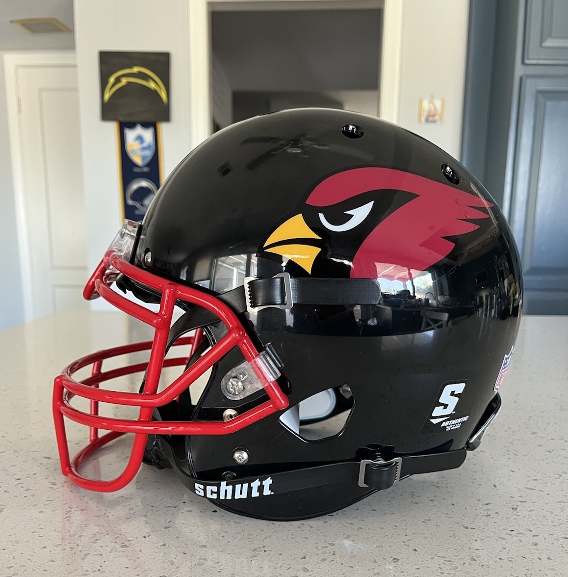 NUEVO CASCO DE FÚTBOL AMERICANO ARIZONA CARDINALS AUTÉNTICO SCHUTT AiR XP TAMAÑO COMPLETO