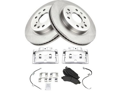 For 2005 GMC Sierra 1500 Brake Pad Rotor and Caliper Set Front 37233GCWQ 5.3L V8