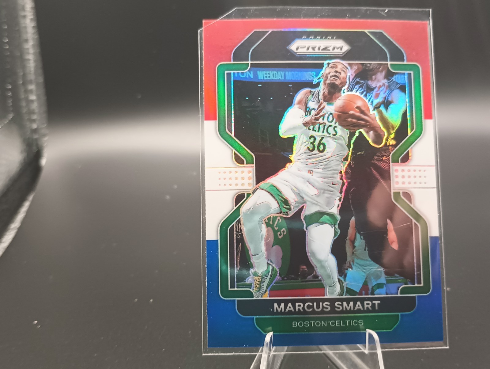 2021-22 Panini Prizm - Marcus Smart #43 Red White & Blue Prizm