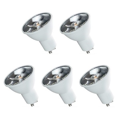 Spectrum GU10 LED Spot Lampe 6W 480lm 4000K Neutralweiß 230V 5 Stück