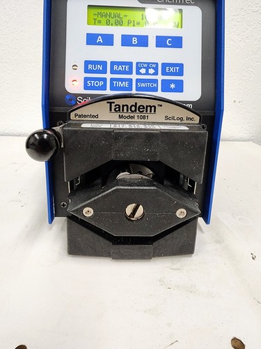 ChemTec SciLog  Variable Speed Presicion Peristaltic Pump w/ Tandem 1081 Head - Picture 5 of 12