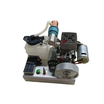 Mini 2-Stroke Water Cooling Methanol Engine Model Toy   Micro Generator Motor *y