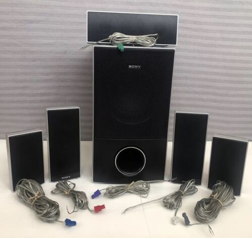 Sony 5.1 Surround Sound Speaker System SS-TS71/TS72/CT71 Subwoofer WS72 Set Of 6