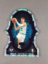 2020-21 Crown Royale Air to the Throne #AIR-LL LaMelo Ball w Lonzo /25 Purple RC