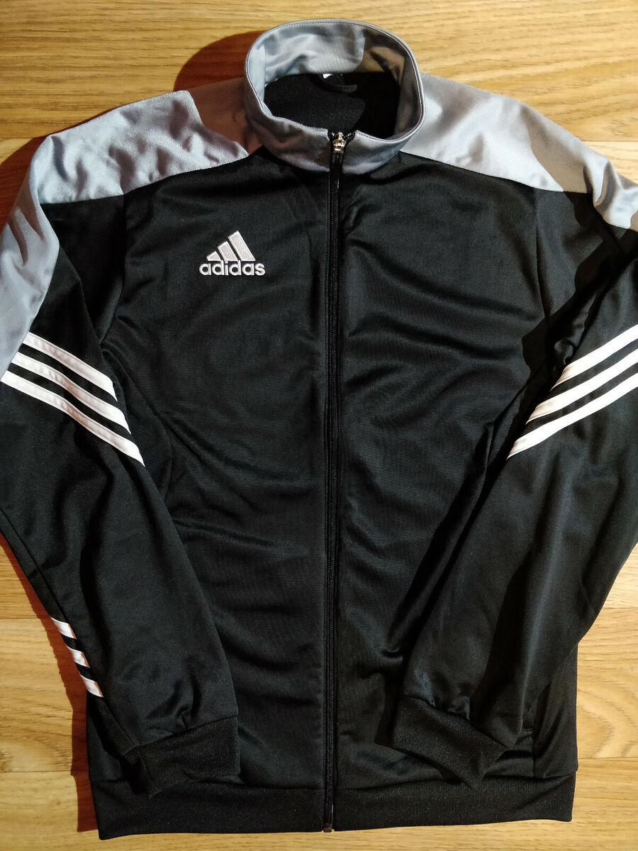 Adidas Vintage Mens Tracksuit Top Jacket Black Gray | eBay Adidas Vintage Mens Tracksuit Top Jacket Black Gray | eBay