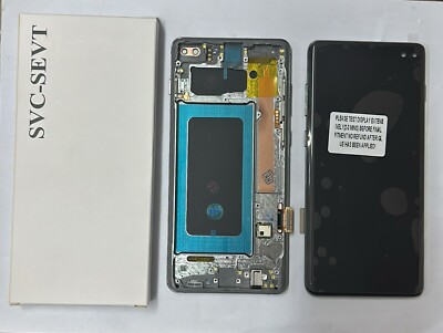 OLED für Samsung Galaxy S10 Plus G975 Display Touch Digitizer Display mit Rahmen