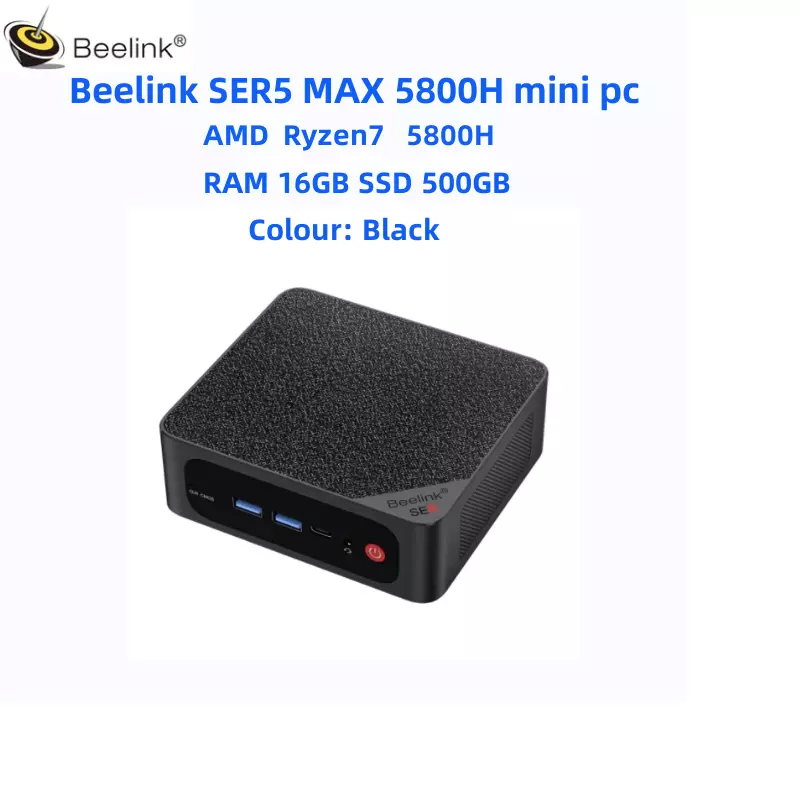 Beelink SER5 MAX AMD Ryzen7 5800H 16G SSD 500G Triple WiFi6 dp