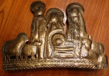 Nativity Scene Punched Metal 