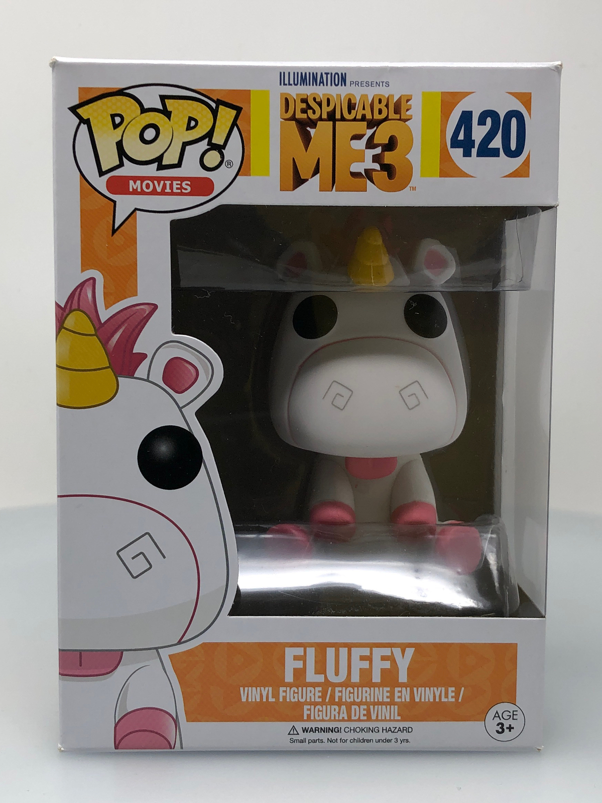 Funko Pop! Figura De Vinilo Movies Despicable Me 3 Fluffy #420 Dañada