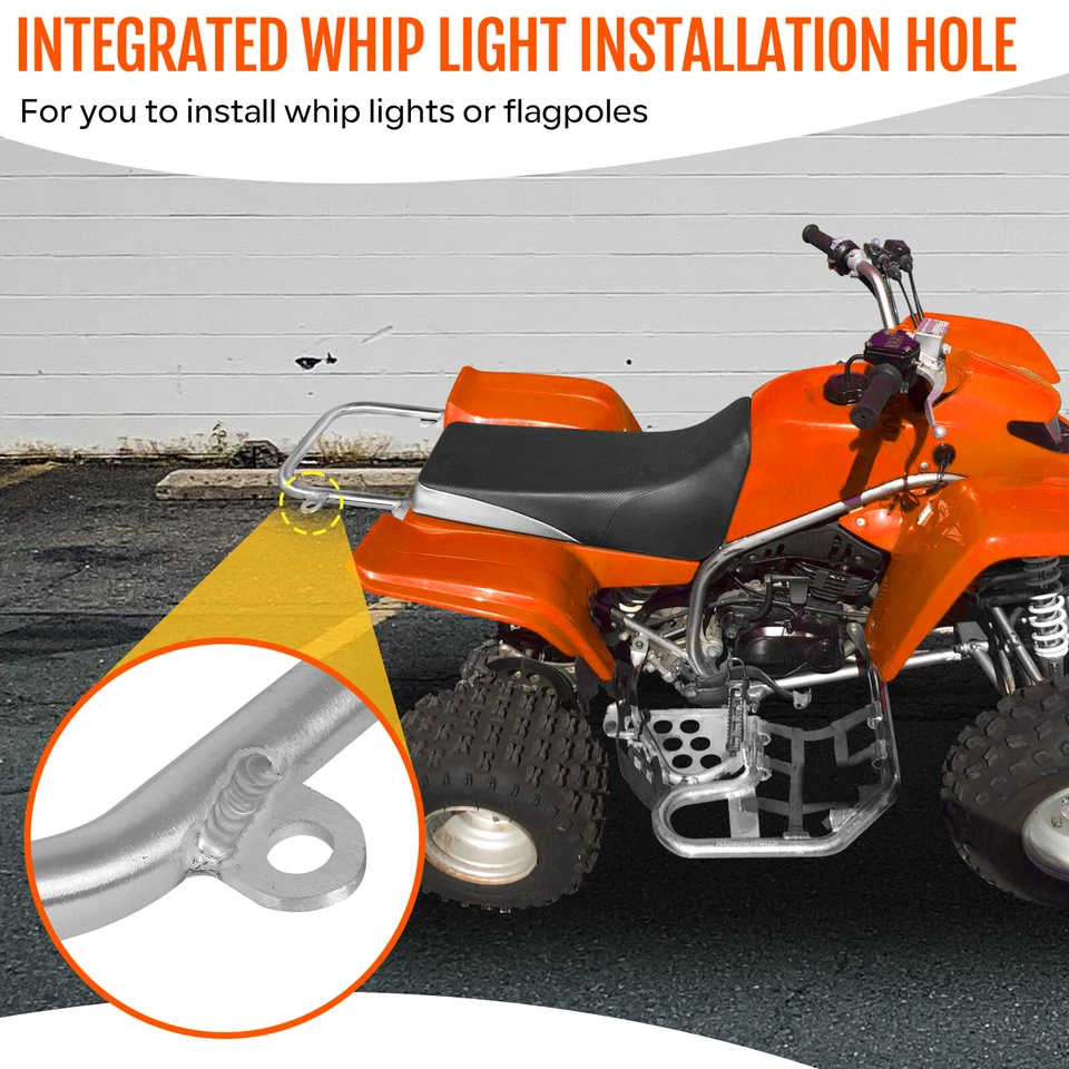 Rear Bumper Grab Bar Bracket Aluminum For Yamaha Blaster 200 YFS 200 1988-06 ATV - Image 3 of 4