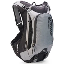 USWE Patriot 15L Pack/Backpack Grey/Black Offroad/Hiking/Biking/4-Pt Harness