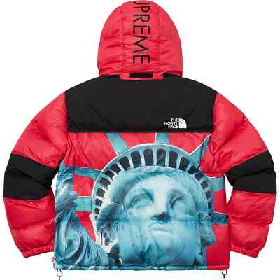 Supreme The North Face Statue of Liberty Baltoro Jacket Red | eBay