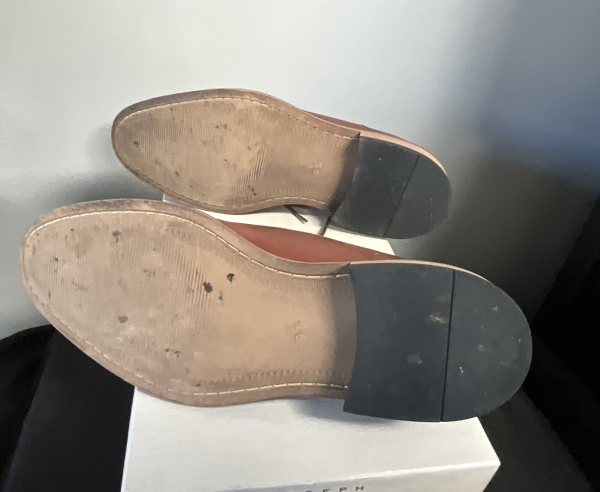 Joseph Abboud Essex Brown X250872 9.5 Mens Casual Shoes Leather Used In Box Joseph Abboud Essex Brown Leather Cap Toe Oxford Dress Shoes  main image 3
