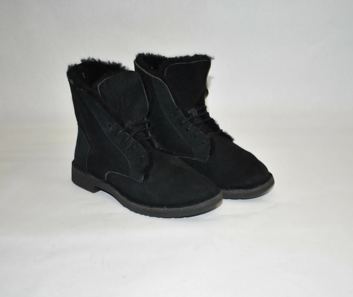 New Ugg Quincy Classic Short Boot Black Suede Size 6.5 1012359 eBay
