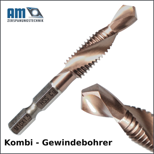 Sourcing Map Gewindebohrer-Set – M3 X 0,5 H2, 70 Mm Lang, Plus 2,5 Mm Spiralbohrer Aus HSS-Stahl