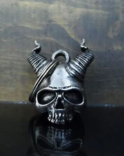 Hell Skull Bell Motorcycle Ride Bell Biker Accessory Gift Good Luck BB-80, USA