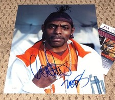 COOLIO SIGNED 8X10 PHOTO JSA AUTOGRAPH GANGSTAS PARADISE RAP HIP HOP MUSIC